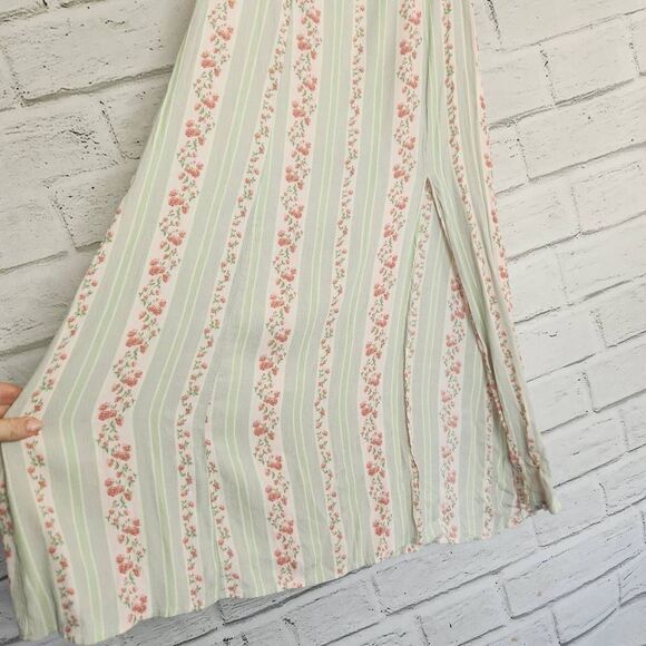 We Wore What Rosewood Cap Sleeve A-line Gown Midi Dress Multicolor Size 10 - Picture 7 of 16